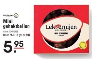 mini gehaktballen