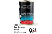 red sockeye zalm
