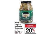 gegrilde groente