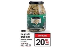 gegrilde groente