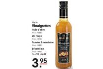 vinaigrettes