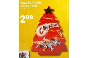 celebrations x mas tree