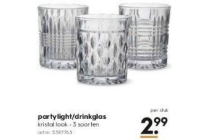 partylight drinkglas