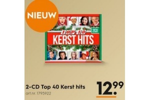 2 cd top 40 kerst hits