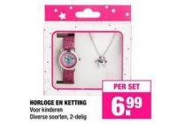 horloge en ketting