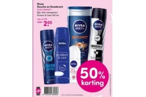 nivea douche en deodorant