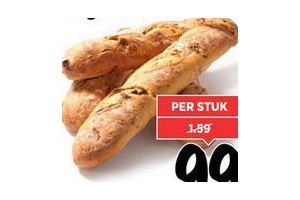 versgebakken peperoni baguette