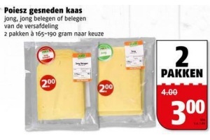 poiesz gesneden kaas
