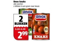 unox knaks