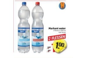 markant water 2 flessen voor eur1 00