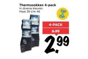 thermosokken 4 pack