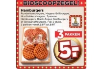 hamburgers