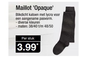 maillot opaque nu eur3 99 per stuk