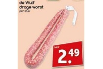 de wulf droge worst