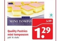 quality pastries mini tompoucen