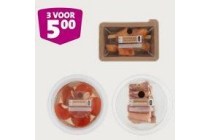 diverse tapas en buitenlandse kaasjes