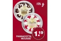 pannacotta mousse