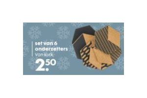 set onderzetters nu eur2 50