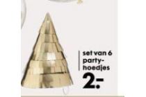 set partyhoedjes nu eur2