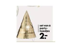 set partyhoedjes nu eur2