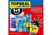 oral b tandpasta handtandenborstel mondwater of floss