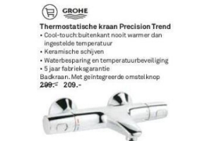 thermostatische kraan precision trend