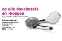 douchesets en koppen