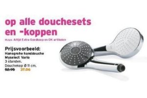 douchesets en koppen