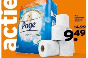 page voordeelpak toiletpapier