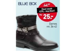 blue box dameslaarsje