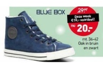 blue box sneaker