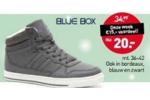 blue box sneaker