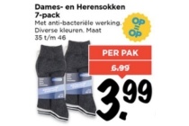 dames en herensokken 7 pack