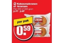 koksmakronen of kransen
