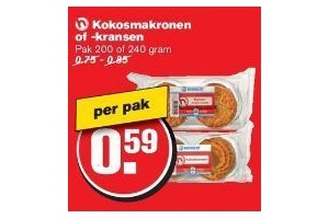 koksmakronen of kransen