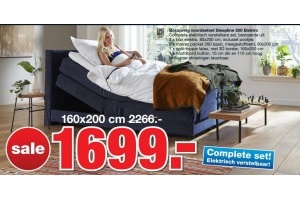 boxspring voordeelset sleepline 500 elektro nu eur1699