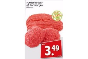 rundertartaar of tartaartjes