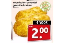 roomboter amandel gevulde koeken