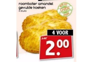 roomboter amandel gevulde koeken