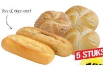 coop kaiserbroodjes witte of bruine pistolets