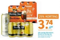 alle overige warsteiner brand of hertog jan