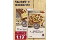 havercake of appeltaartmix