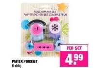 papier pompsset