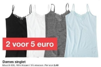 dames singlet