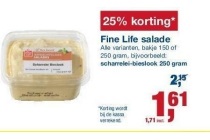 fine life salade alle varianten