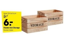 houten kist storage