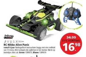 rc nikko alien panic