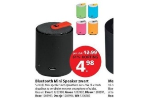 bluetooth mini speaker