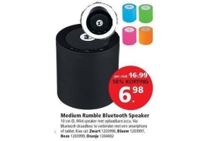 medium rumble bluetooth speaker