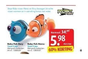robo fish dory of robo fish nemo